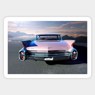 Flat Top Cadillac 1960 Sticker